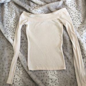 Long sleeve ribbed top